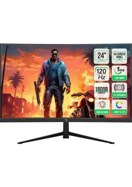 GamePower Vivid F10 24 İnç Kavisli RGB Oyun Monitörü Yüksek Performans ve Estetikle Buluşuyor