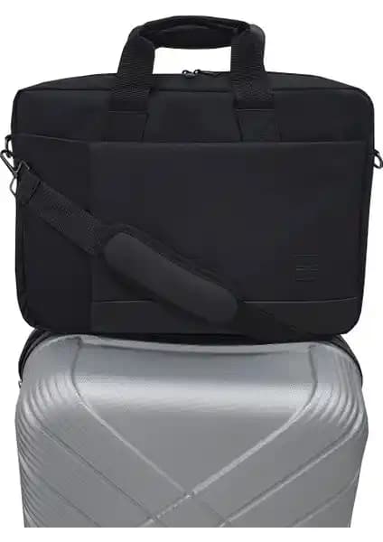GBMOTİON Siyah 17.3 İnç Laptop Çantası Dayanıklı ve Çok Bölmeli Tasarım