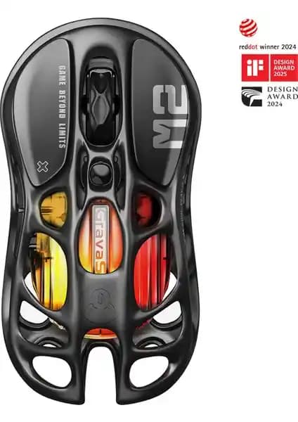 Gravastar Mercury M2 Siyah Kablosuz Oyun Faresi Yüksek Performans ve Tasarım Özellikleri