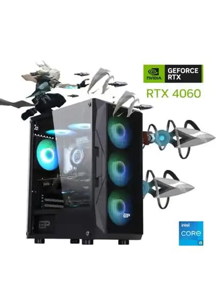 Güneysu Gaming I5-4060: Güçlü Donanım ve Estetik Tasarım ile Oyun ve Profesyonel Kullanım