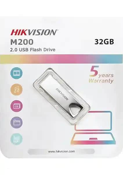 Hikvision 32GB Metal USB 2.0 Bellek: Dayanıklı ve Şık Veri Taşıma Çözümü