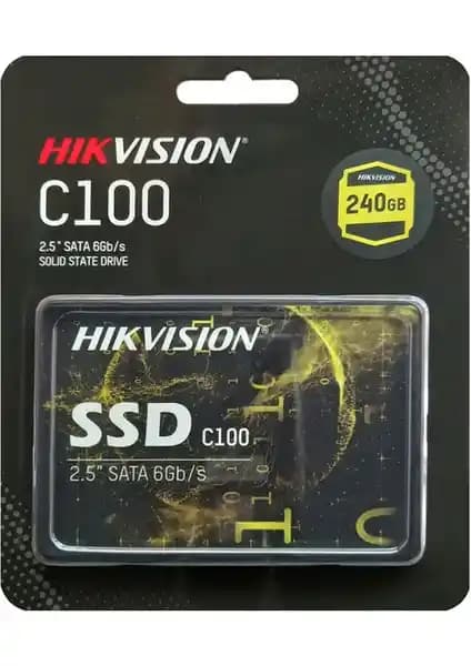 Hikvision HS-SSD-C100 240GB SATA3 SSD ile Sistem Hızınızı Artırın Güçlü ve Güvenilir Depolama Çözümü