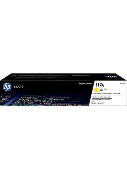 HP 117A Sarı Toner W2072A: Yüksek Kapasiteli ve Orijinal Renkli Baskı Çözümü
