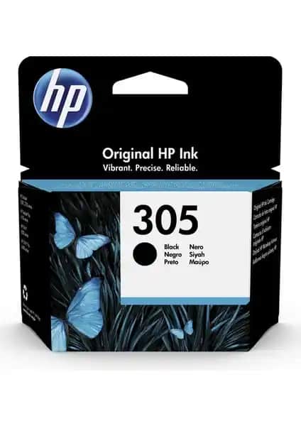 HP 305 Siyah Orijinal Mürekkep Kartuşu: Yüksek Kalite ve Güvenilirlik İçin Uygun Seçenek