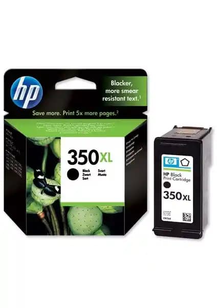 HP 350XL Siyah Mürekkep Kartuşu: Uzun Ömürlü ve Ekonomik Yazıcı Çözümü