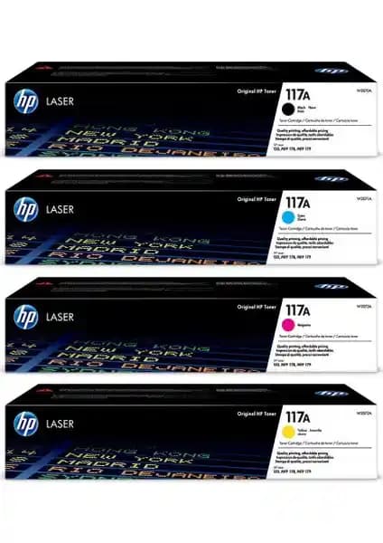 HP 4ZB97A 117A Toner Seti Yüksek Kapasiteli Renkli Baskı Çözümü
