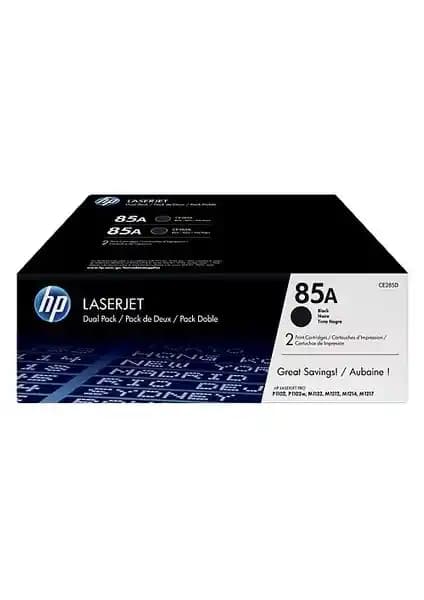 HP 85A Siyah Toner 2'li Paket Yüksek Kapasiteli ve Güvenilir Baskı Çözümü
