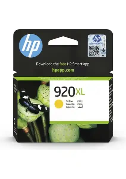 HP 920XL Sarı Mürekkep Kartuşu Yüksek Kapasiteli ve Ekonomik Çözüm