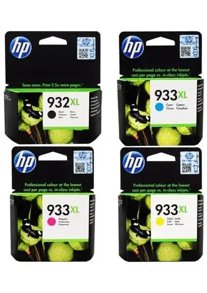 HP 932/933Xl Orijinal Renkli Mürekkep Seti Yüksek Kalite ve Güvenilirlik