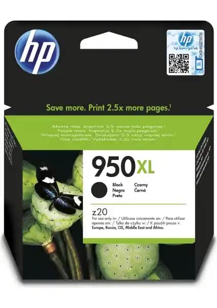 HP 950XL Siyah Mürekkep Kartuşu: Yüksek Kapasiteli ve Uyumluluk Sağlayan Baskı Çözümü