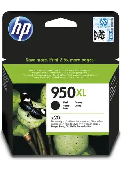 HP 950XL Siyah Mürekkep Kartuşu: Yüksek Kapasiteli ve Uyumluluk Sağlayan Baskı Çözümü