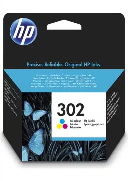 HP No 302 3 Renkli Kartuş F6U65A: Yüksek Performans ve Güvenilir Baskı Çözümü