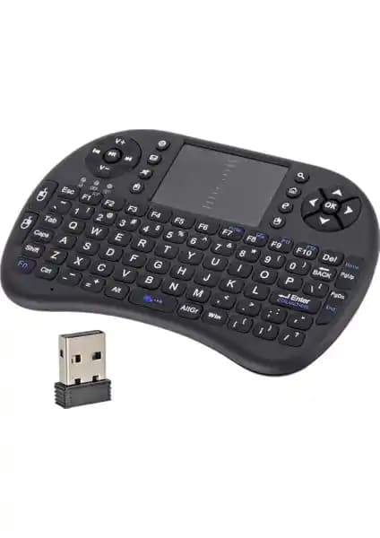 Impex Akıllı Tahta ve TV İçin Kablosuz Çok Fonksiyonlu Mini Klavye