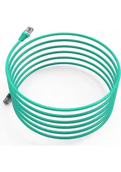 Inca ICAT6-10TY CAT6 23 AWG Yeşil Ethernet Kablo 10 Metre Güvenilir Bağlantı Çözümü