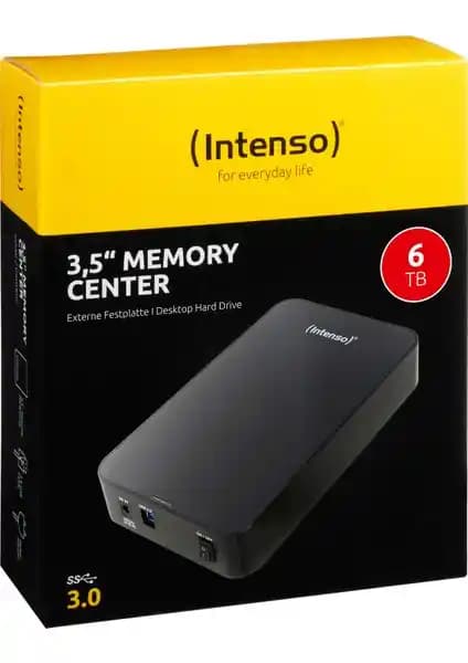 Intenso Memory Center 6TB 3,5 İnç USB 3.0 Taşınabilir Disk Güncel Teknik Özellikler