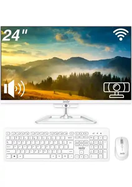 İzoly B504 All-in-One Bilgisayar 24 İnç Ekran ve Yüksek Performans Özellikleriyle Ofis Çözümü