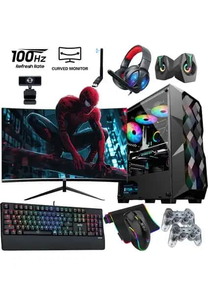 İzoly Obelisk i5-10400F 16GB 512GB SSD RX580 8GB 24'' Oyuncu Masaüstü Bilgisayar