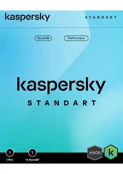 Kaspersky Standard Güvenilir Siber Güvenlik Çözümü 1 Kullanıcı 1 Yıl Resmi Garantili