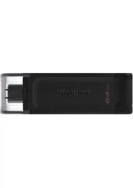 Kingston DT70 64GB USB-C 3.2 Gen 1 Taşınabilir Flash Bellek: Hızlı ve Güvenilir Veri Depolama Çözümü