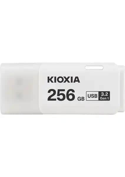 Kioxia 256GB U301 Beyaz USB 3.2 Gen 1 Flash Bellek: Güvenilir ve Hızlı Taşınabilir Depolama Çözümü