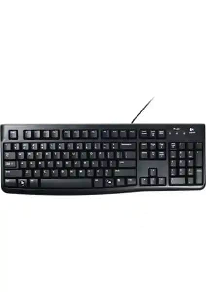 Logitech K120 Kablolu Klavye: Ev ve Ofis İçin Güvenilir ve Ergonomik Seçenek
