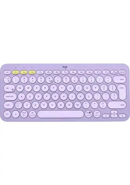 Logitech K380 Kompakt Kablosuz Bluetooth Türkçe Klavye: Çoklu Cihaz Desteği ve Şık Tasarım