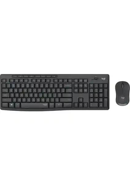 Logitech MK295 Kablosuz Siyah Klavye ve Mouse Seti: Ergonomik ve Sessiz Tasarım