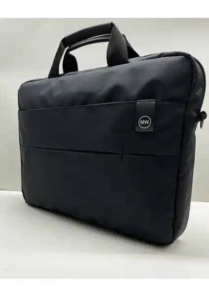 Moda West Unisex Siyah 15.6 İnç Evrak Bilgisayar Çantası Günlük ve Seyahat Kullanımı İçin