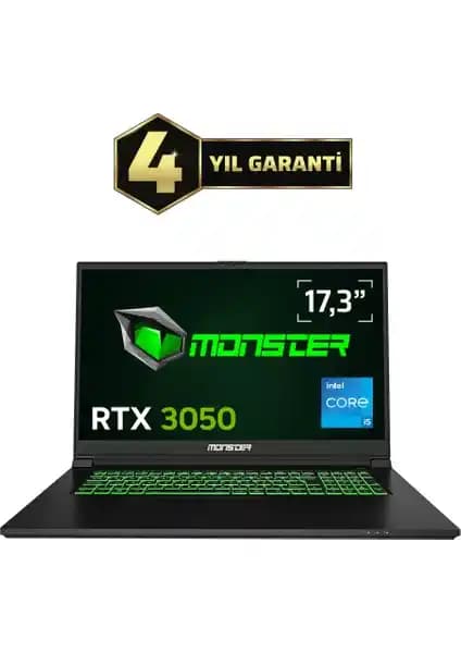 Monster Abra A7 V15.3.2: Yüksek Performanslı Oyun ve Eğlence Dizüstü Bilgisayarı
