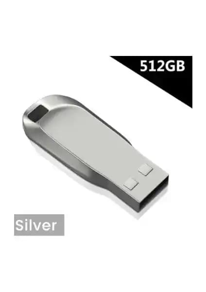 Moonaja 512 GB Metal USB Bellek: Yüksek Kapasiteli, Şık ve Dayanıklı Taşınabilir Depolama Çözümü