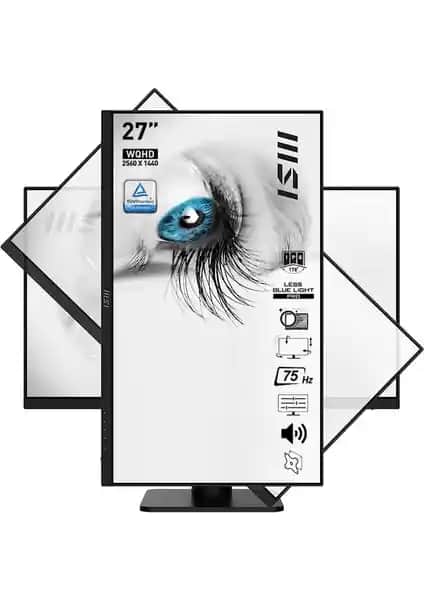MSI 27 inç PRO MP273QP Profesyonel Ekran: Yüksek Çözünürlük ve Ergonomik Tasarım
