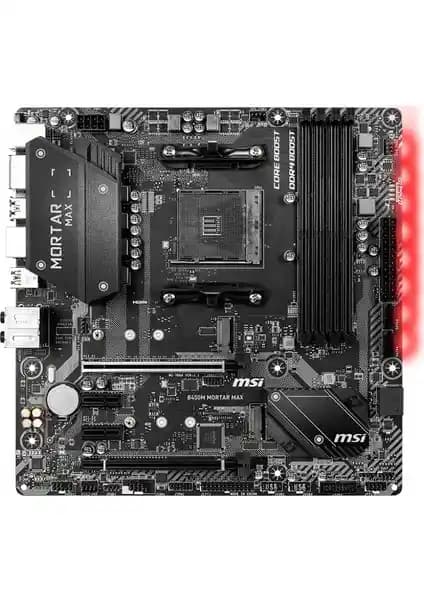 MSI B450M Mortar Max Anakart İncelemesi: Orta Seviye Kullanıcılar İçin Güçlü ve Çok Yönlü Bir Seçenek