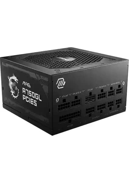 MSI MAG A750GL PCIE5 Güç Kaynağı 750W Yüksek Performans ve Enerji Verimliliği