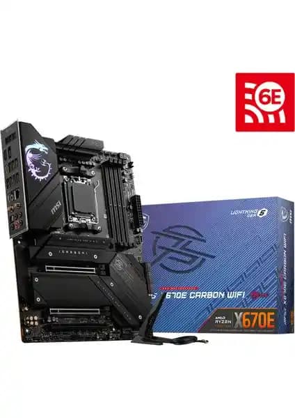 MSI MPG X670E CARBON WIFI DDR5 Anakart: Yüksek Performans ve Modern Tasarım Özellikleri