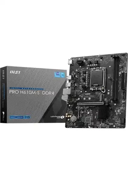 MSI MSI MB Pro H610M-S DDR4 Anakart: Yüksek Performanslı ve Güvenilir Anakart Çözümü