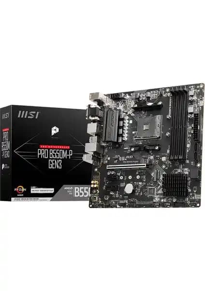 MSI PRO B550M-P GEN3 Anakart: Yüksek Performans ve Esneklik Sunan Güçlü Anakart