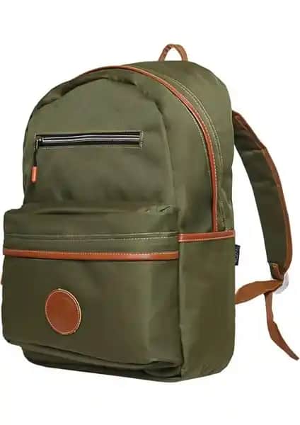 NPO nJoy 16'' Unisex Notebook ve Günlük Sırt Çantası Haki Renk, Şık ve Dayanıklı Tasarım