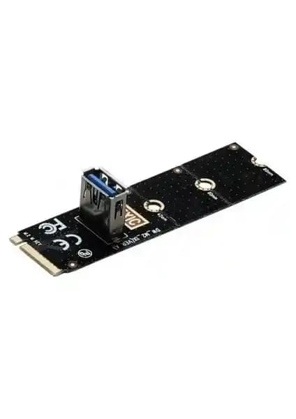 Pamir M2 To USB Riser Adaptörü: Yüksek Performanslı PCIe M.2 USB Dönüştürücü