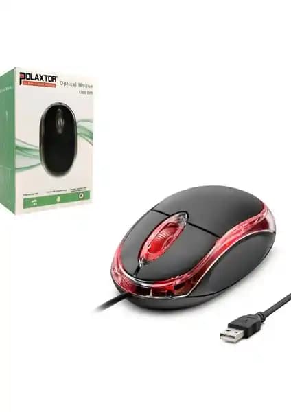 Polaxtor Gym-01 1200 DPI Kablolu Laser Mouse Ofis ve Ev Kullanımı İçin Tasarlandı