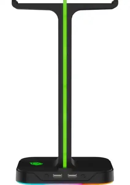 Pusat RGB USB Çoklayıcı ve Oyuncu Kulaklık Standı Şık Tasarım ve Çok Fonksiyonel Kullanım