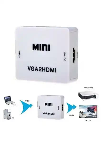 Qpars M600 VGA to HDMI Çevirici: Yüksek Kalite Görüntü ve Ses Dönüştürme Cihazı