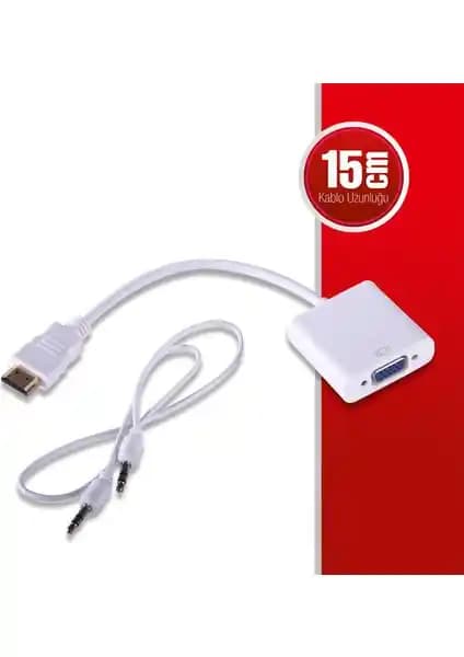 Qport Q-HD-VGJ HDMI to VGA Çevirici ile Yüksek Kaliteli Görüntü ve Ses Aktarımı