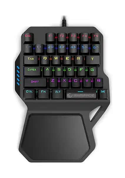 Rampage KB-R77 USB Rainbow Backlight Outemu Blue Switch Mekanik Mini Gaming Klavye İncelemesi