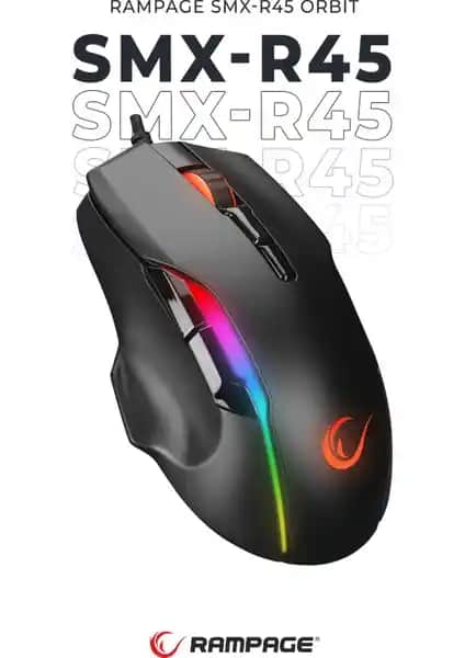 Rampage SMX-R45 ORBIT RGB LEDli Makrolu 6400 DPI Drag Click Gaming Mouse İncelemesi