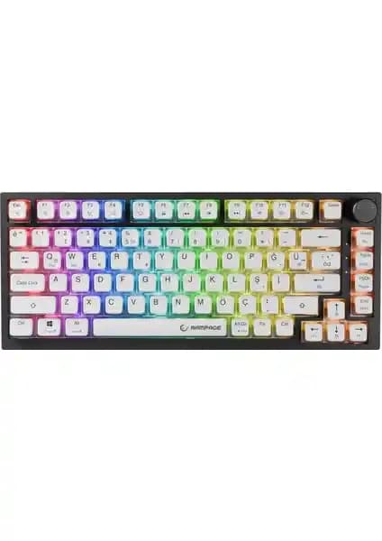 Rampage Zenith Pro Siyah Hot Swap 8000 Hz Klavye: Yüksek Performans ve Estetik Özellikler