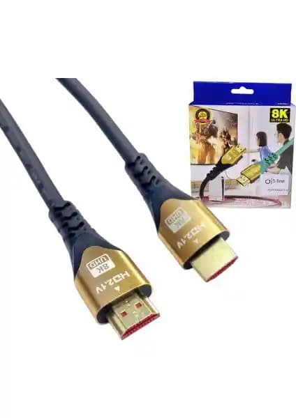 S-Line 8K Ultra HD HDMI Kablosu Yüksek Çözünürlük ve Ses Kalitesi Sunar