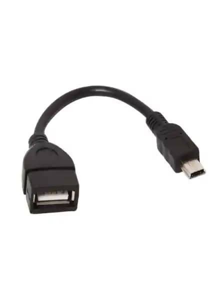 S-Link SL-OTG20 USB 15cm Mini 5P OTG Veri Kablosu ile Mobil ve Bilgisayar Bağlantısı