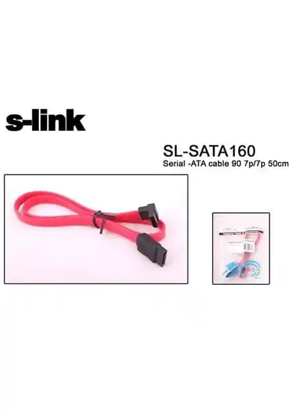 S-Link SL-SATA160 50Cm SATA L Tipi Kablo ile Güvenilir Veri Aktarımı