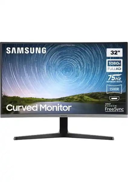 Samsung 32 İnç Kavisli Monitör 75Hz FHD Ekran İle Yüksek Görüntü Kalitesi