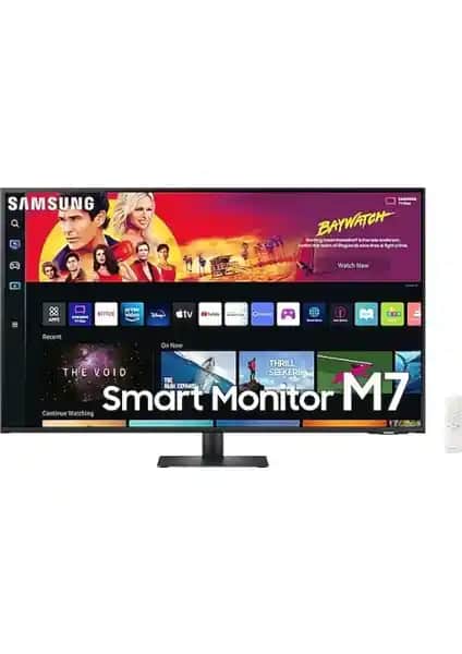 Samsung 43 İnç M7 LS43BM700UPXUF Akıllı Monitör: Yüksek Çözünürlük ve Çok Yönlü Bağlantı Özellikleri